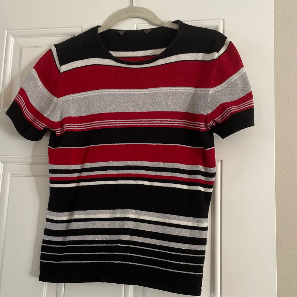 Women’s Striped Sweater Blouse